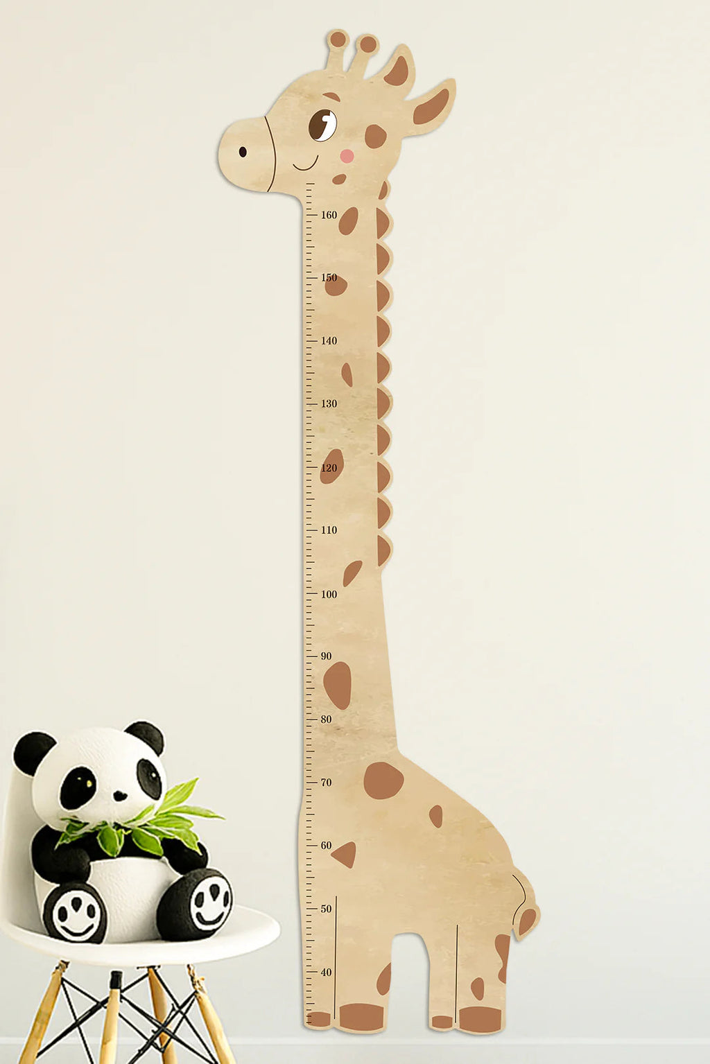 Personalized Wooden Giraffe Height Growth Chart for Kids