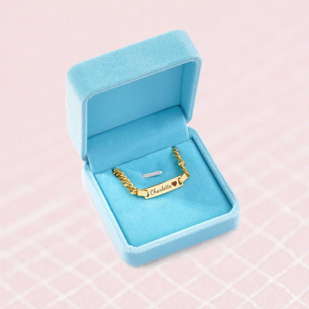 Personalized Birthstone Name Bracelet – Custom Bracelet for Boys & Girls with Birth Month Charm