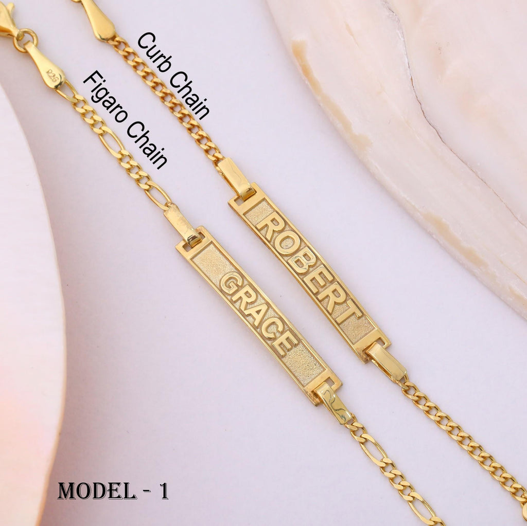 Personalized Baby Name Exclusive Metal Bracelet