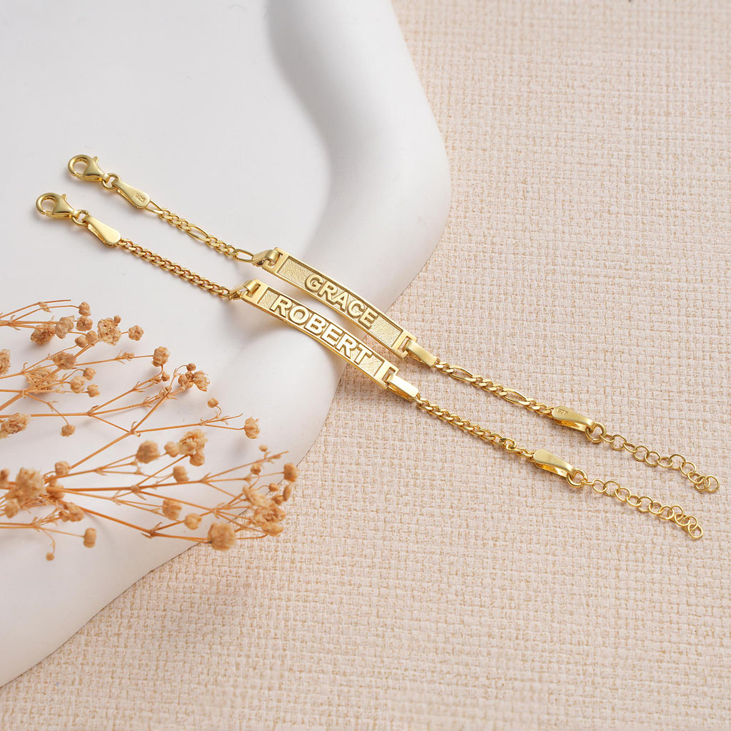 Personalized Baby Name Exclusive Metal Bracelet