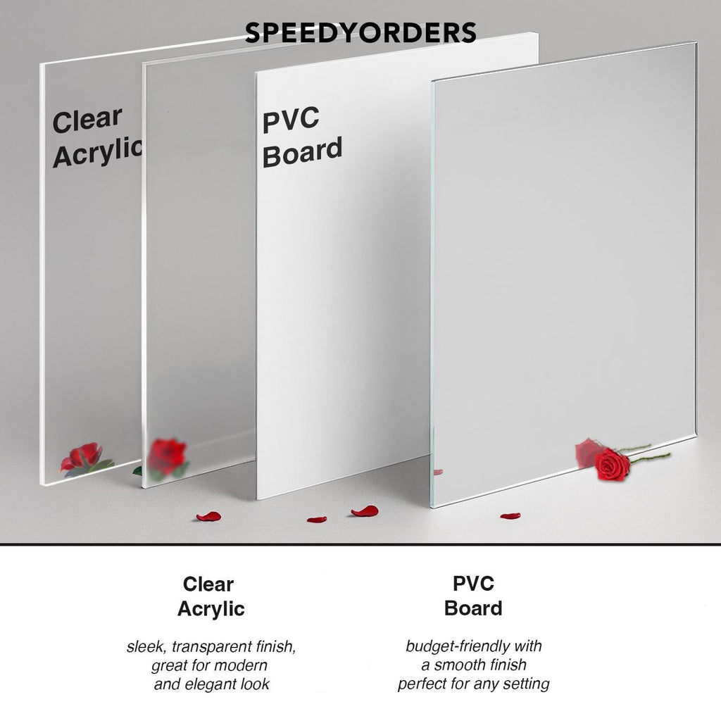 Personalized Photo Bride and Groom Wedding Welcome Sign