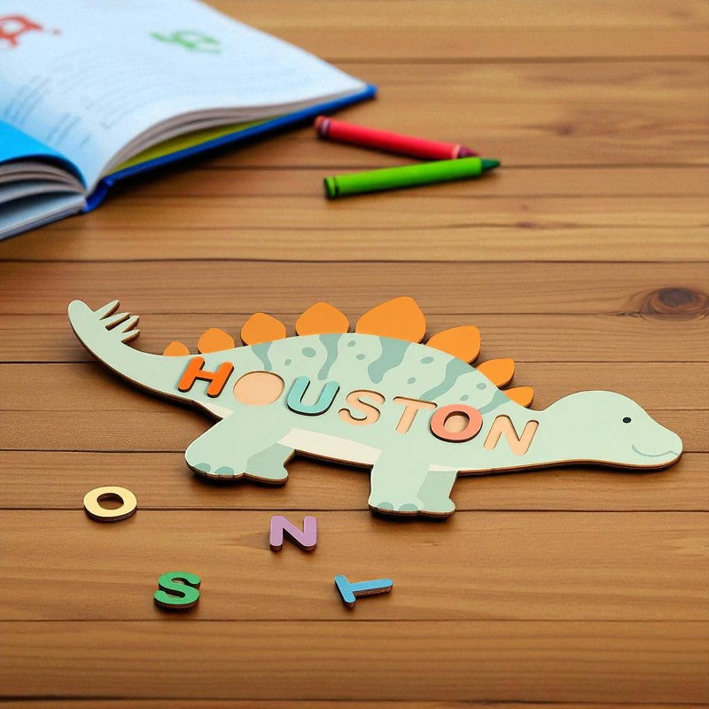 Personalized Cartoon Style Name Puzzle – Custom Gift for Kids and Babies
