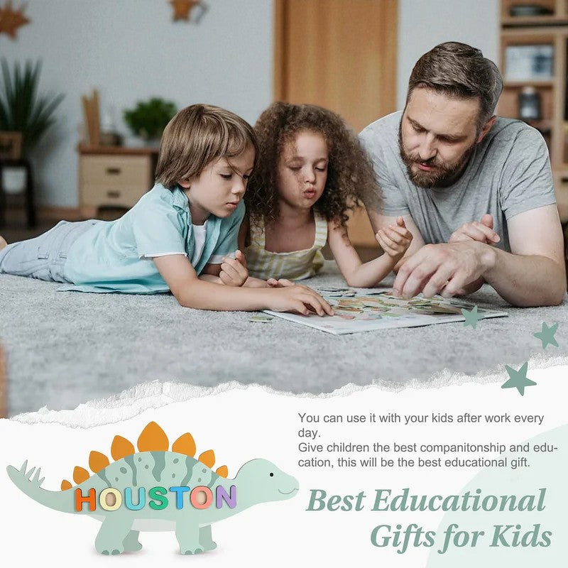 Personalized Cartoon Style Name Puzzle – Custom Gift for Kids and Babies
