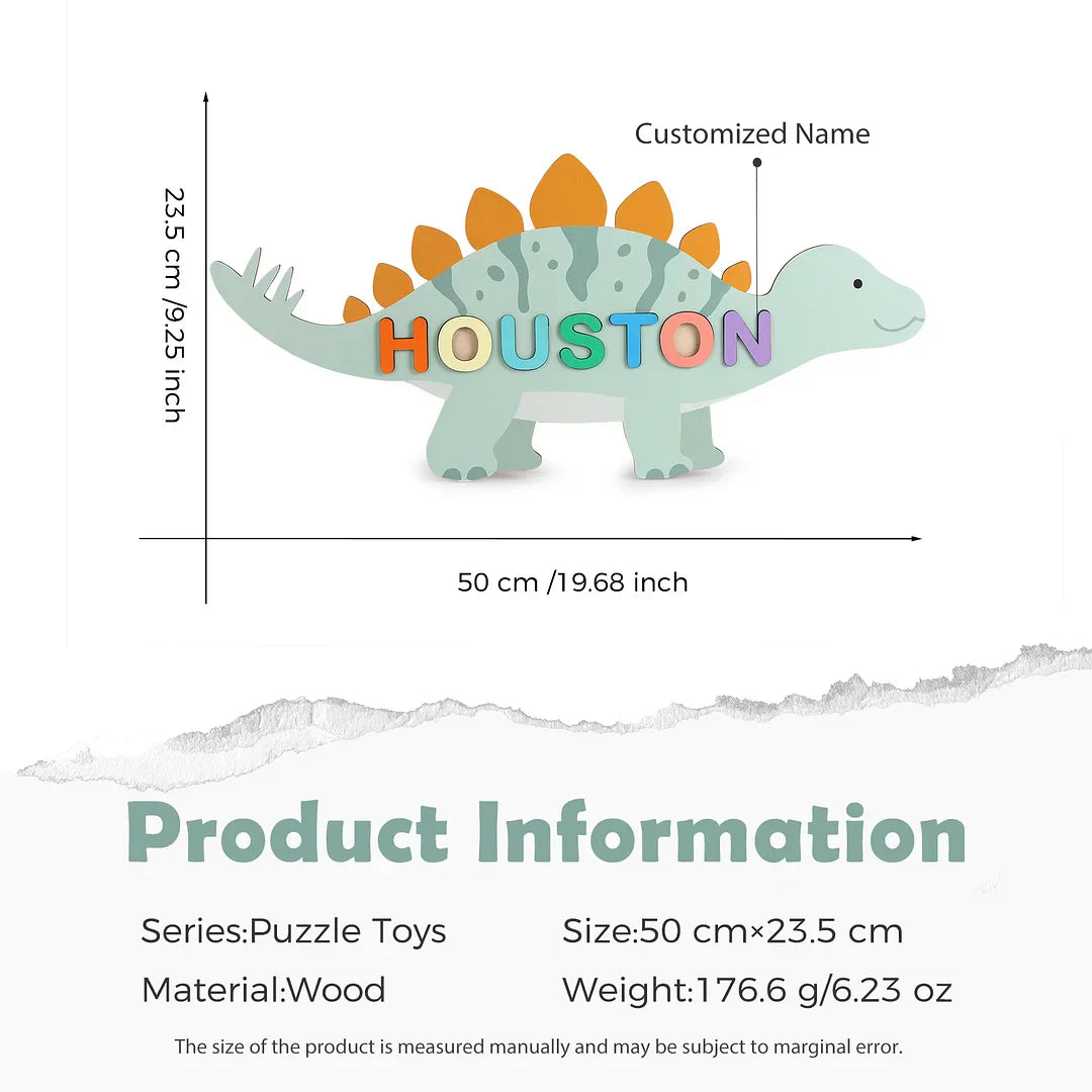 Personalized Cartoon Style Name Puzzle – Custom Gift for Kids and Babies