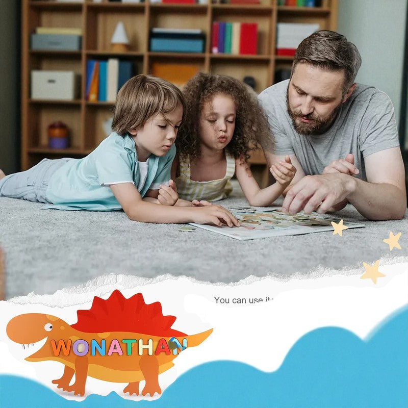 Personalized Baby Name Puzzle – Custom Wooden Learning Toy for Early Education